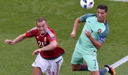 Ronaldo lập cú đúp, Bồ Đào Nha vẫn không thắng Hungary