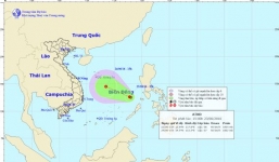 Xuất hiện áp thấp nhiệt đới có khả năng mạnh thêm trên Biển Đông
