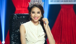 Phạm Hương lộ thân hình kém thon thả khi hướng dẫn thí sinh