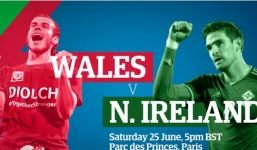 Xứ Wales - Bắc Ailen: 'Sức nóng' của trận derby trên đất Pháp