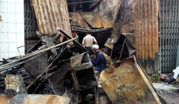 Hỏa hoạn giữa đêm, 4 người trong gia đình chết cháy