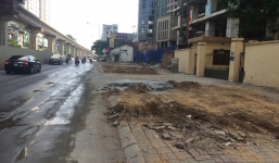 Mộ số hạng mục công trình gây ô nhiễm đường phố Hà Nội