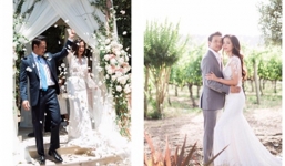 Cựu mẫu Ngọc Thúy tổ chức hôn lễ lãng mạn với chồng luật sư tại Mỹ