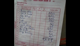 Xôn xao hóa đơn bữa cơm “rau muống, thịt luộc” có giá gần 1,8 triệu ở Huế