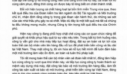 Chủ tịch hội đồng quản trị Formosa gửi thư cho toàn bộ nhân viên