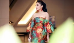 Hoa hậu Kỳ Duyên bất ngờ gợi cảm đi sự kiện