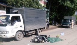 Bình Dương: Hai phụ nữ chết thảm dưới gầm xe container