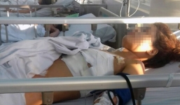 Cô gái bị chồng đâm thủng tim sống sót thần kỳ