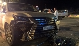 Siêu xe Lexus 570 gây tai nạn liên hoàn, 5 người trọng thương