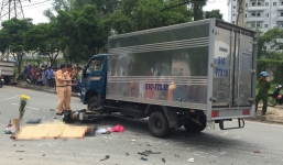 Tai nạn ở Sài Gòn, vợ gào khóc bên thi thể chồng