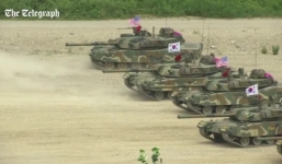 Xem xe tăng thủy quân lục chiến Mỹ - Hàn 'tung hoành' giữa thao trường