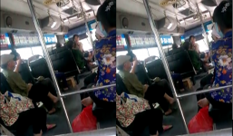 Clip nữ nhân viên xe buýt quát mắng vị khách lớn tuổi gây phẫn nộ