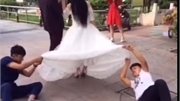 Video: Khoảnh khắc 'khó đỡ' của hậu trường chụp ảnh cưới