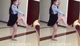 Lễ tân khách sạn 'bung lụa' múa côn đỉnh như Lý Tiểu Long