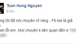 Tuấn Hưng lên tiếng xin lỗi người có đề nghị khiếm nhã với vợ mình