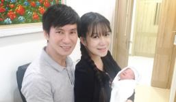 Facebook sao Việt: Lý Hải Minh Hà hạnh phúc cho bé Mio xuất viện về nhà