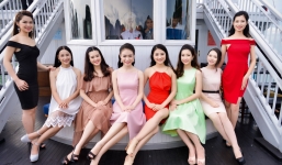 Thí sinh HHVN hóa quý cô thanh lịch, khoe sắc trên du thuyền