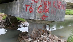 Thành lập tổ kiểm tra vụ cầu tiền tỉ bị 'mưa xô ngã' ở Bình Thuận