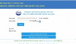 ĐH Thủy lợi công bố điểm thi THPT quốc gia 2016
