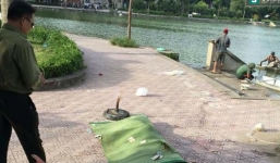 Hà Nội: Phát hiện xác người đàn ông nổi trên hồ Vĩnh Hoàng