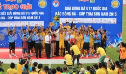 Giải thưởng cực hấp dẫn cho đội vô địch Giải U17 QG 2016