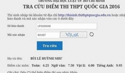Trường Đại học Luật TP HCM chỉnh sửa lại điểm thi môn tiếng Anh