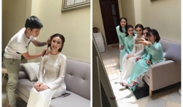 Loạt ảnh lễ dạm ngõ của 'Cô gái thời tiết' Mai Ngọc và bạn trai thiếu gia