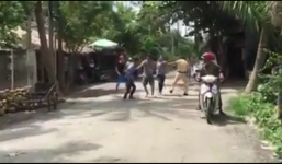 CSGT Tiền Giang bị nhóm thanh niên say xỉn đánh hội đồng