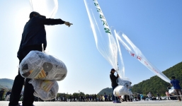 Triều Tiên lần đầu thả truyền đơn xuống sông Hán