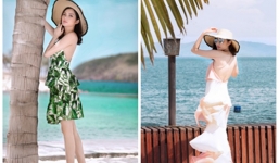 Hoa hậu Đông Nam Á Diệu Linh gợi ý trang phục đi biển 
