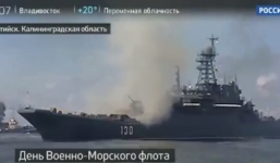 Video: Các tàu chiến Nga nã pháo khoe uy lực