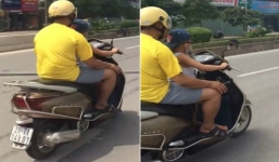 Để con 7 tuổi lái xe tay ga, phụ huynh bị phạt gần 2 triệu đồng