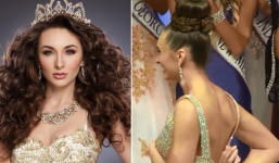 Tân Hoa hậu Trái đất Mỹ 2016 gặp sự cố trang phục lúc đăng quang