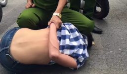 Cảnh sát PCCC quật ngã cướp giữa phố như trên phim