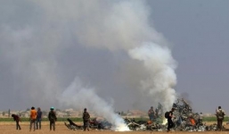 Thi thể tổ bay Nga trên trực thăng Mi-8 bị mang ra trao đổi