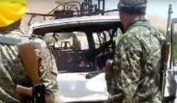 Xe chở khách Âu - Mỹ nổ tan xác vì lọt ổ phục kích Taliban