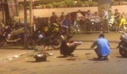 Can đánh nhau, một công an bị đâm trọng thương