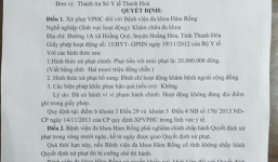 Bị xử phạt vì cấp phát thuốc, khám bệnh miễn phí 