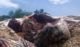 Phát hiện công ty chôn hàng trăm tấn chất thải nghi độc hại ở Đà Nẵng