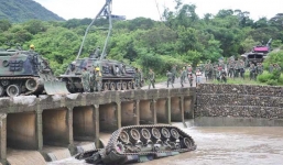 Lật xe tăng xuống suối, 3 binh sĩ thiệt mạng ở Đài Loan