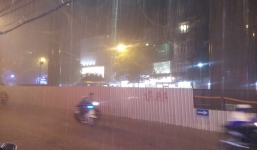 Bão Thần sét đã gây mưa dông, sấm chớp tại Hà Nội