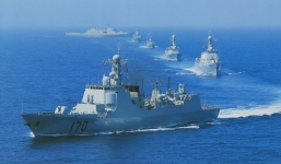 Trung Quốc tập trận hải quân trên vùng biển Nhật Bản