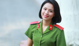 Chân dung nữ thủ khoa đầu tiên được phong hàm trung úy của ĐH PCCC
