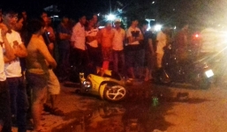 Xe container gây tai nạn chết người rồi bỏ trốn