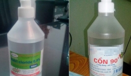 Con nhập viện cấp cứu vì mẹ rửa mũi bằng cồn 90 độ do nhầm với nước muối sinh lý 
