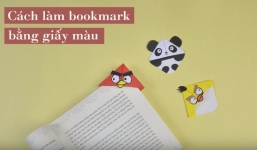 Hướng dẫn làm bookmark Angry Bird xinh xắn