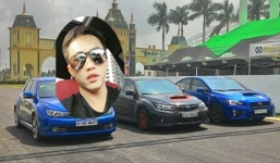 Cường Đô La thực hiện màn cua 200 km/h với siêu xe Subaru WRX STI