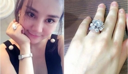 Vy Oanh khoe nhẫn kim cương tiền tỷ giống Hồ Ngọc Hà