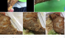 Bà mẹ trẻ giật mình phát hiện dòi bò lúc nhúc trong đùi gà chiên