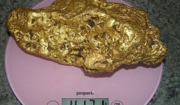 Người đàn ông đào được cục vàng 4kg, tưởng móng ngựa cũ